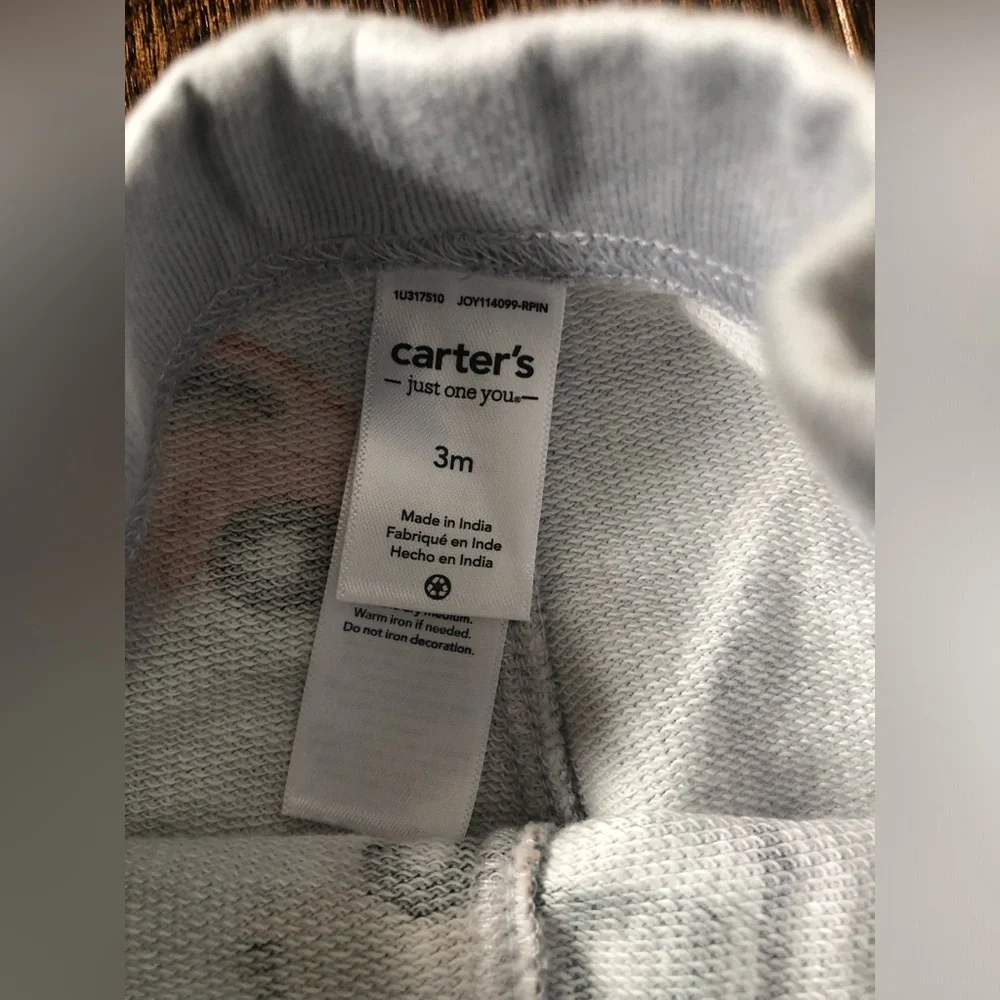 NWOT* Carter’s Just One You Boys 3M 2-Piece Trucks Sweatshirt & Jogger Pants Set